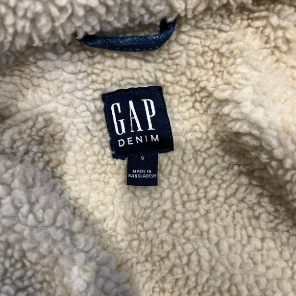 Gap denim Jean Jacket Sherpa lined - Picture 4 of 9